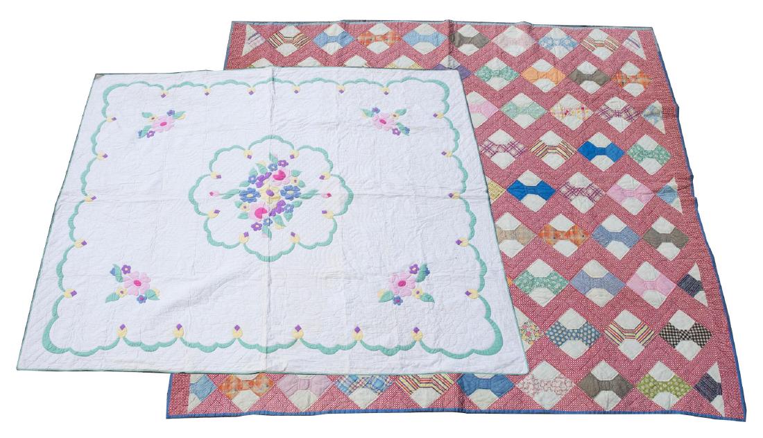 Vintage American Cotton Quilts, ca. 1910-1930 (1 of 9)