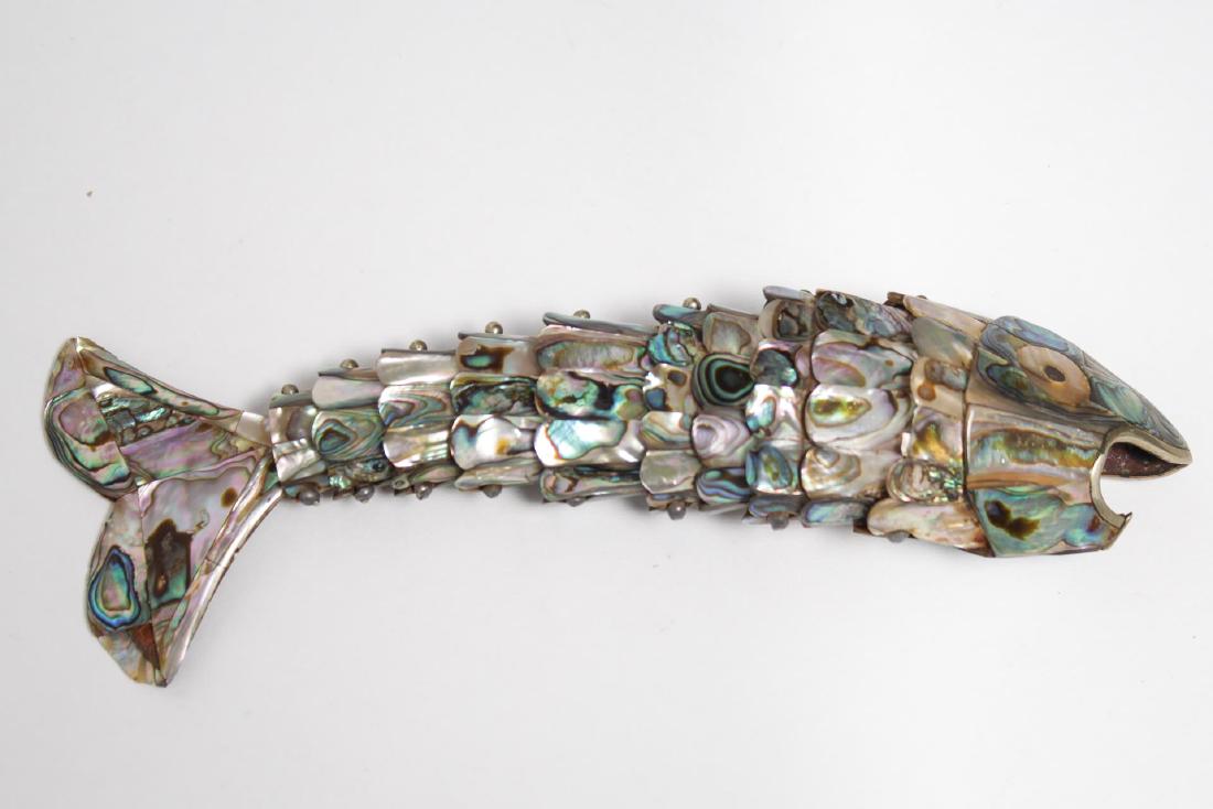 Mother-of-Pearl Articulated Fish Bottle Opener (1 of 4)