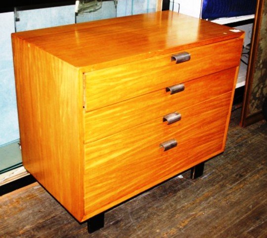 Herman Miller Dresser: Herman Miller Dresser. Bears label.Some marks and spots on top.30" x 18 1/2" x 34"