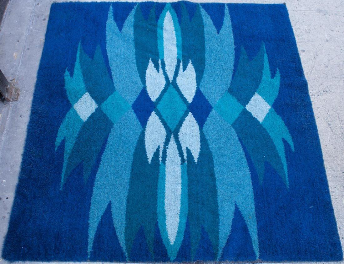 Danish Modern Rya Rug- 5' 9" X 6' 4" (1 of 4)