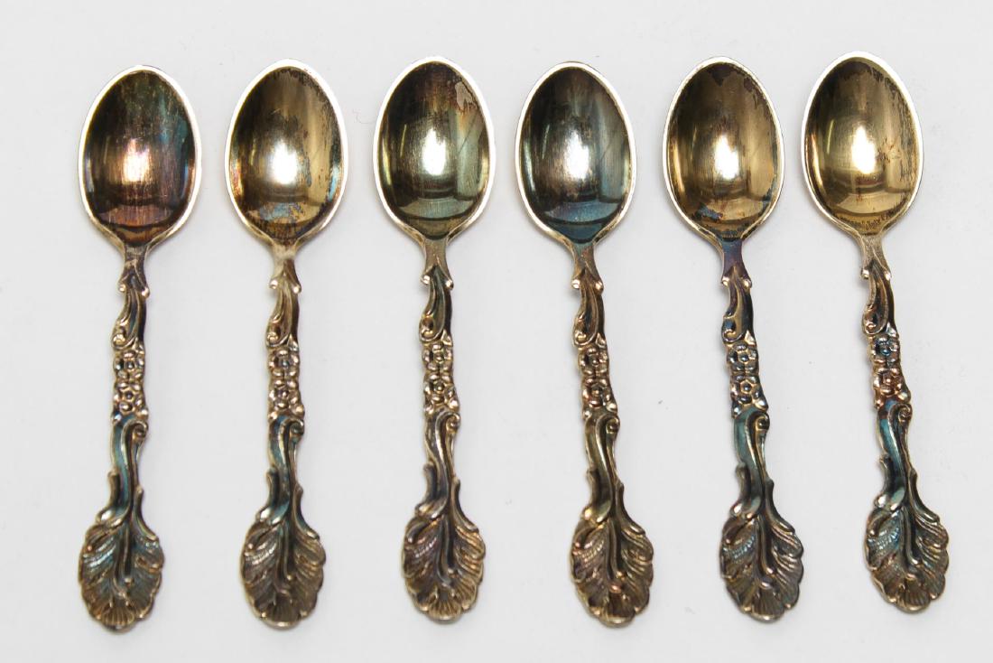 Cohr Danish Silver Demitasse Spoons, Set of 6 (1 of 7)