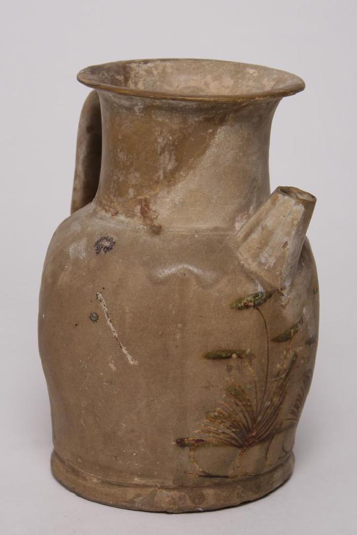 Antique Chinese TÕung-kuan Manner Stoneware Ewer (1 of 12)