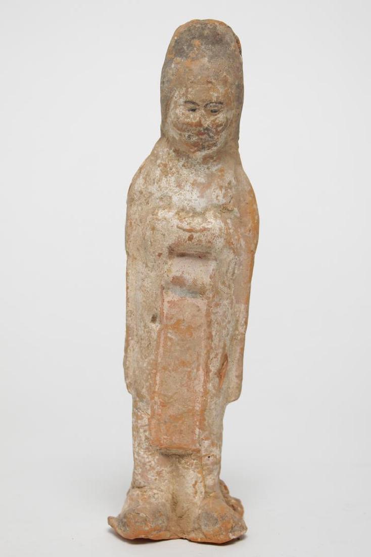 Chinese Antique Painted Pottery Figure, Official (1 of 7)