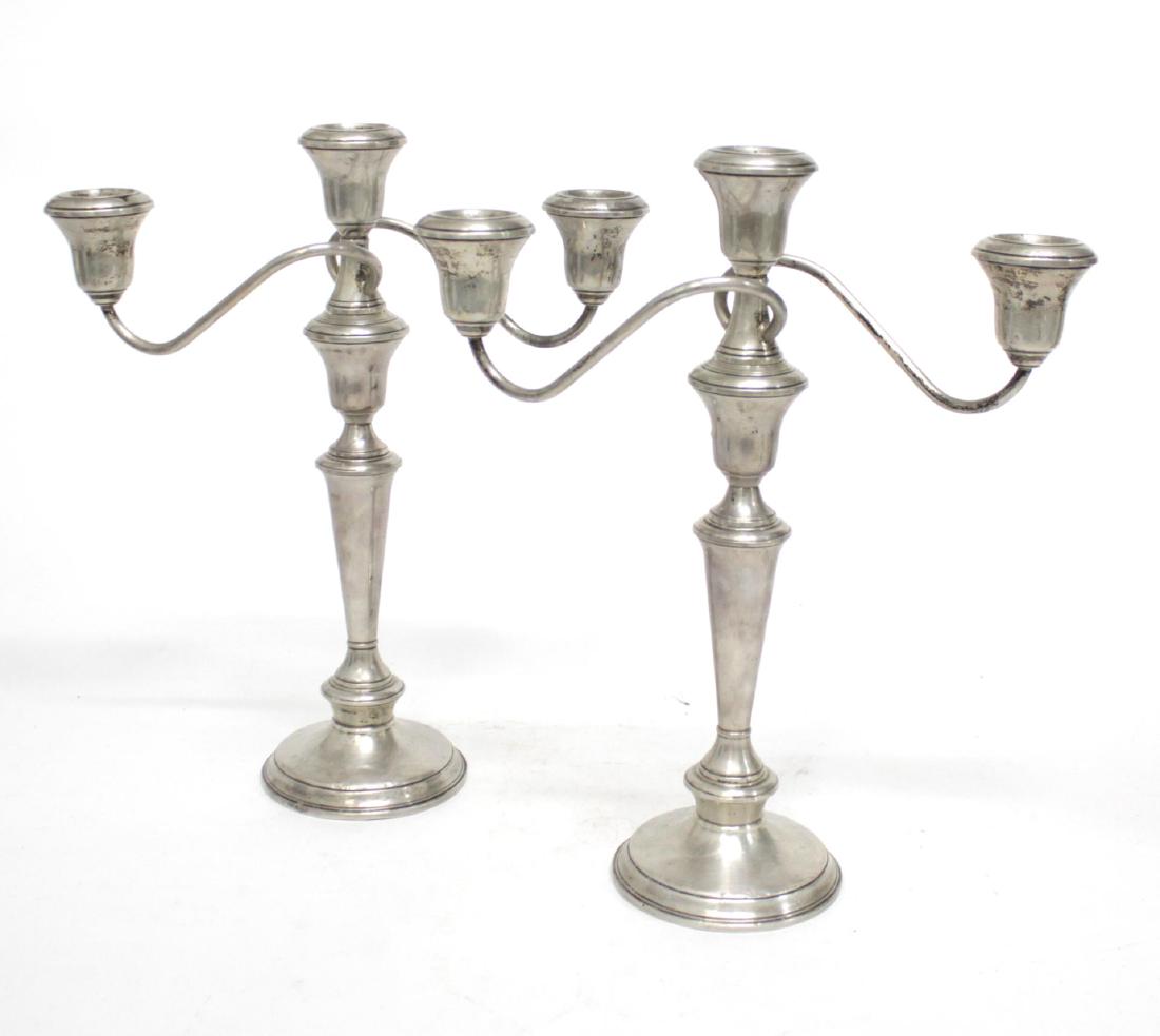 International Sterling Silver Candelabra, Pair (1 of 8)