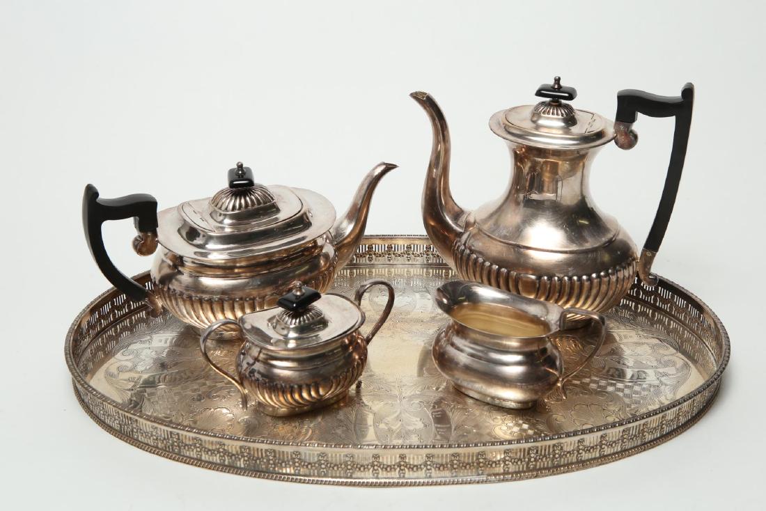 Sheffield Silver-Plate Tea & Coffee Set, 5 Pcs. (1 of 19)