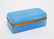 French Art Deco Glass Box, Opaline Blue & Ormolu - 2