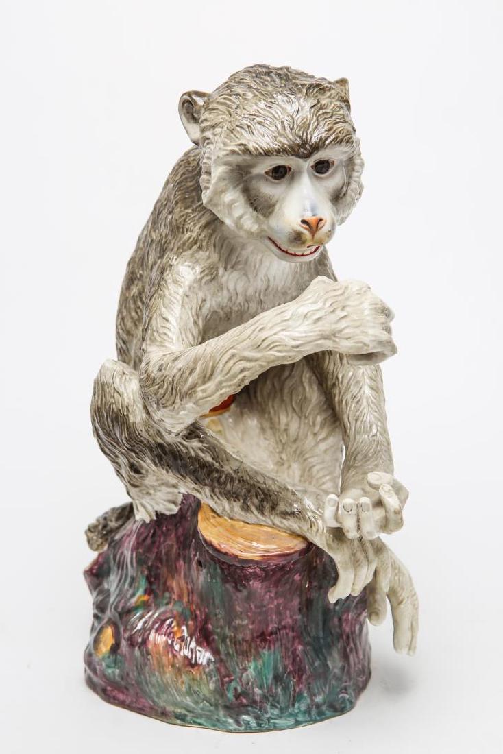 After JJ Kandler Meissen-Manner Porcelain Monkey (1 of 9)