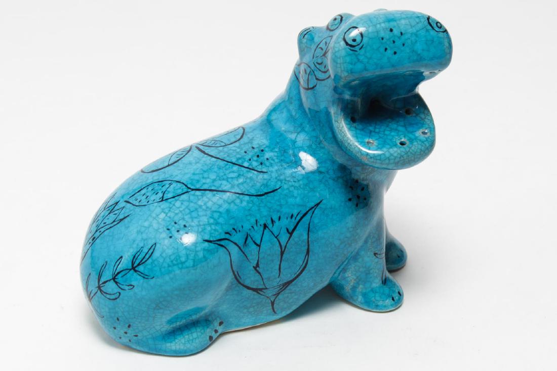 After Ancient Egypt, "Nile Hippo," Large Pottery (1 of 5)