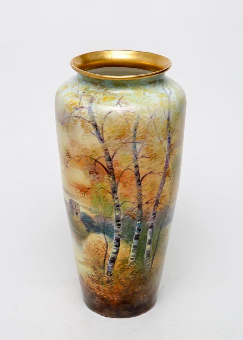 T&V Limoges Porcelain E. Challinor Vase, 1920s (1 of 5)