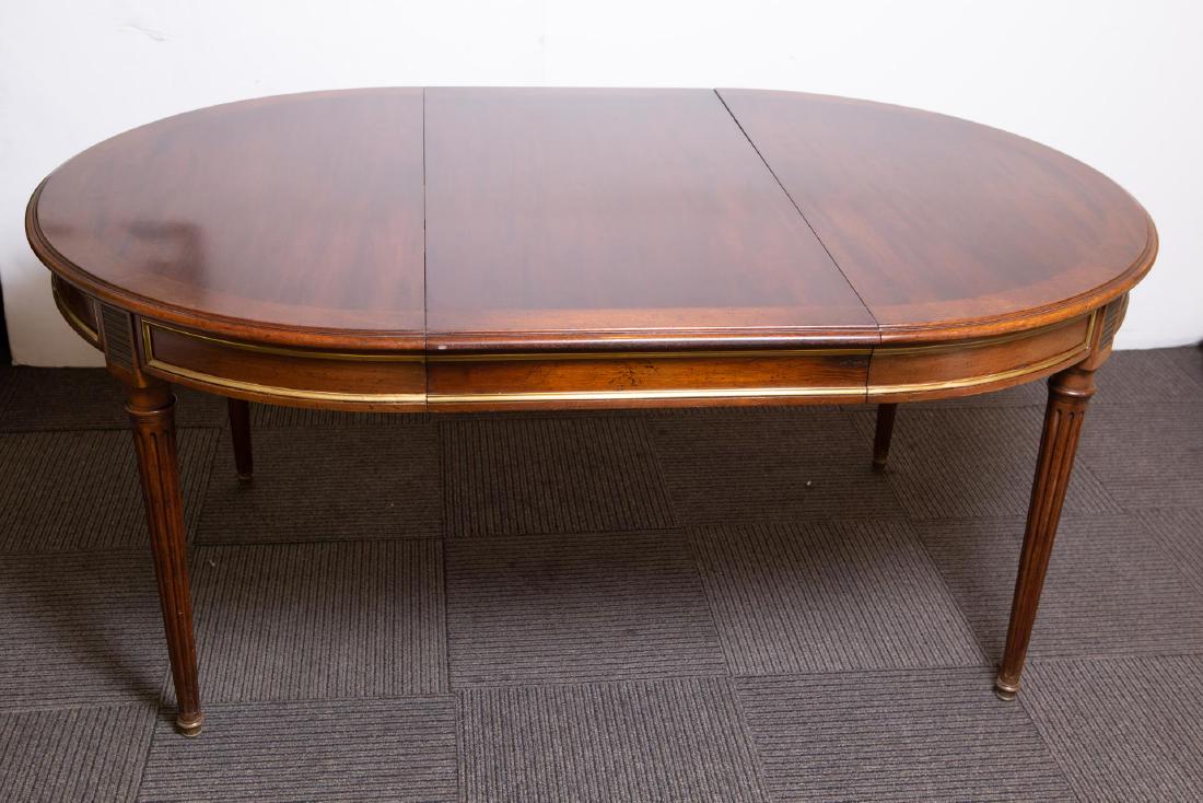 Louis XVI-Manner Antique Dining Table, Mahogany (1 of 7)