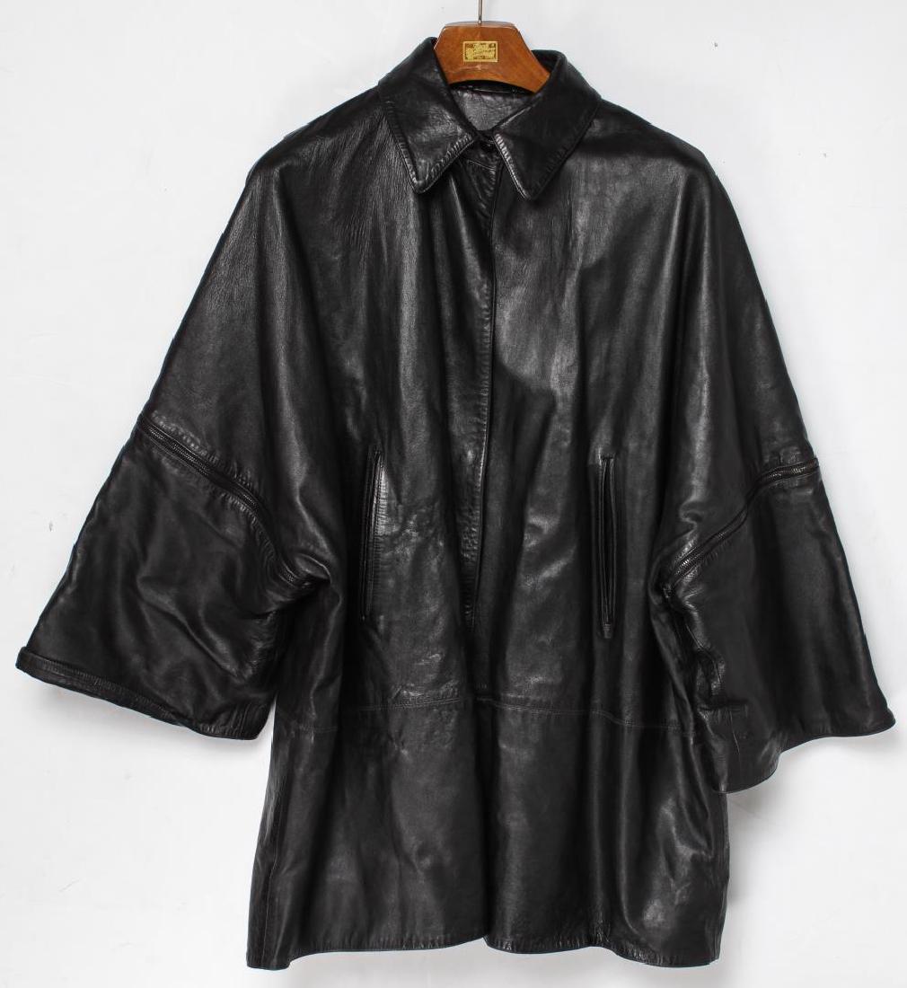 Claude Montana Jacket Black Leather Lambskin