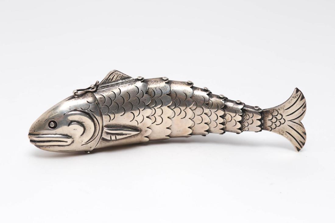 William Spratling Silver Fish Box, Taxco Mexican (1 of 7)