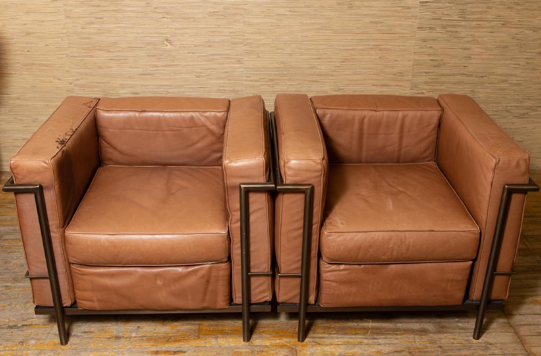 Le Corbusier LC2 International Style Armchairs- Pr (1 of 6)