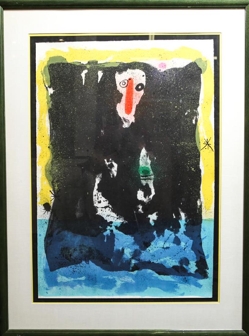 Joan Miro (Spanish-French, 1893-1983)- Lithograph (1 of 7)