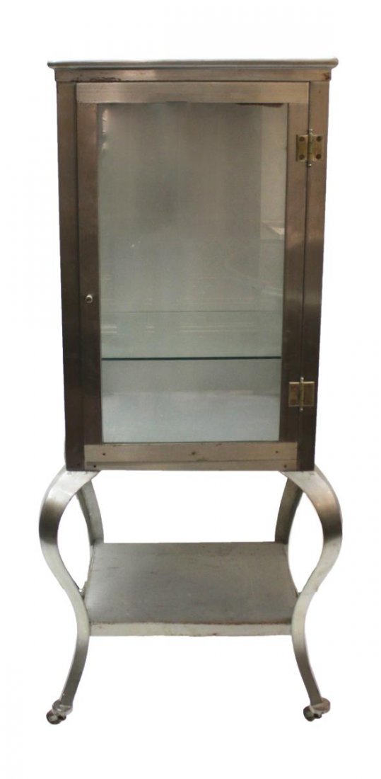 Steel Apothecary Doctor's Cabinet, Antique c. 1915 (1 of 15)