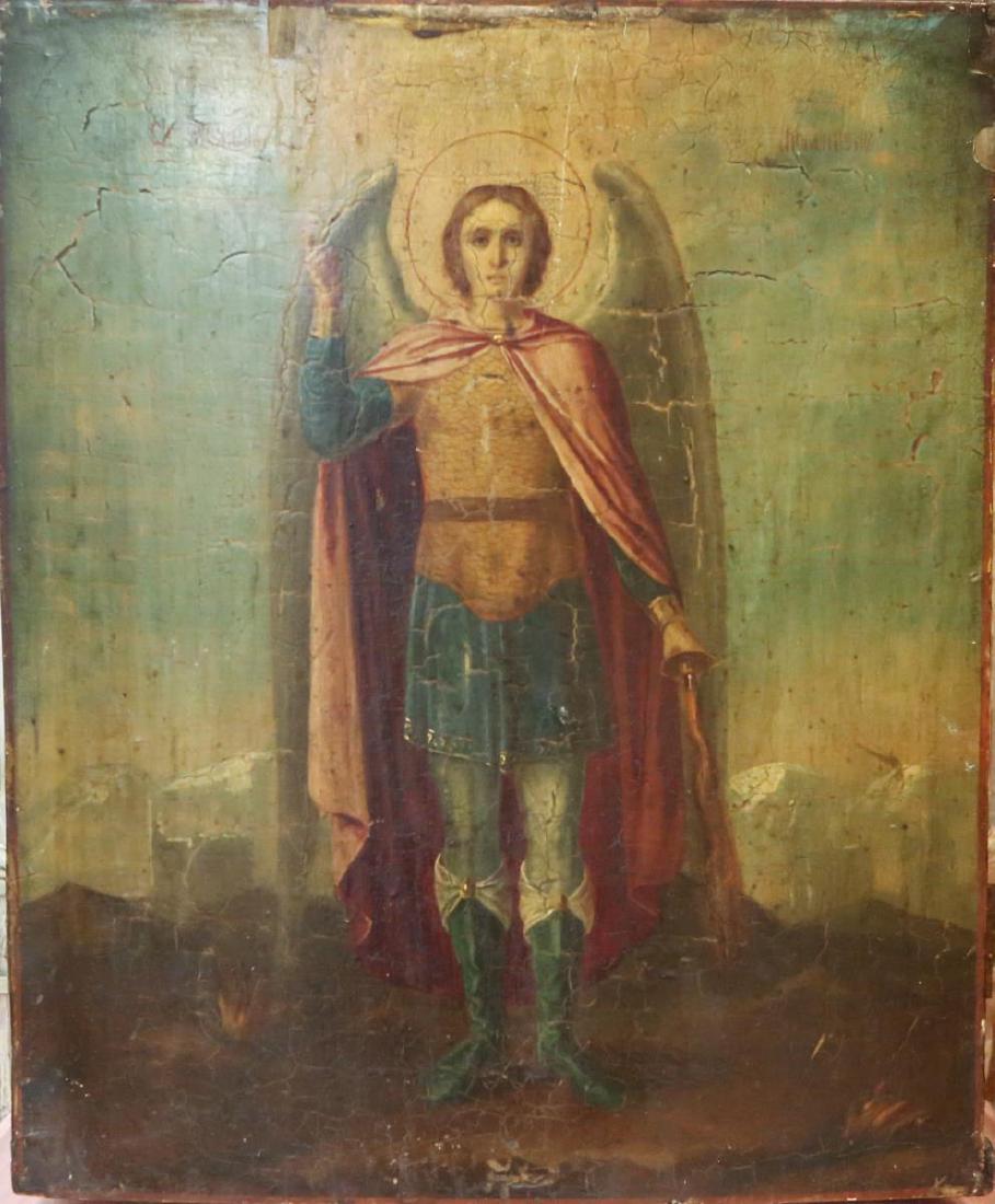 Russian Icon of St. Michael the Archangel, Antique (1 of 4)