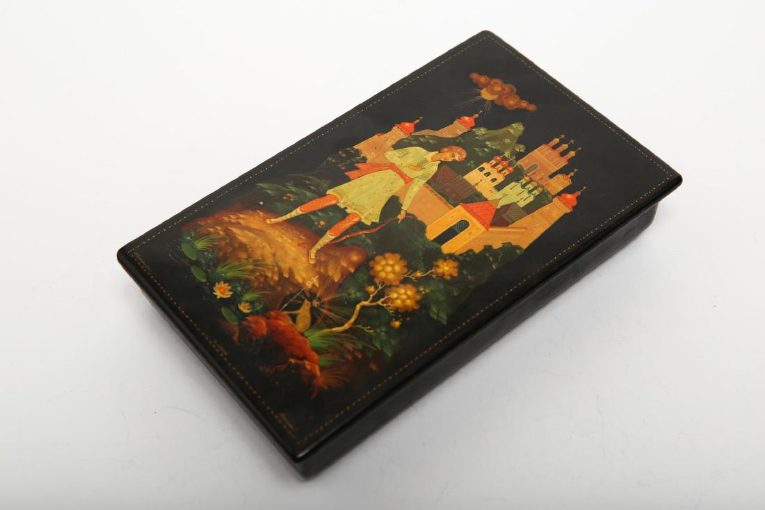Russian Lacquer Box, "The Frog Princess" (1 of 6)