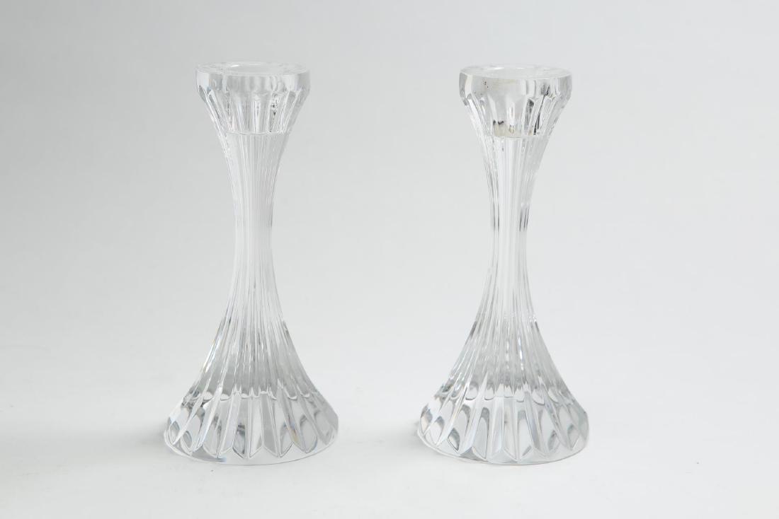 Baccarat Crystal "Massena" Candlesticks, Pair (1 of 6)