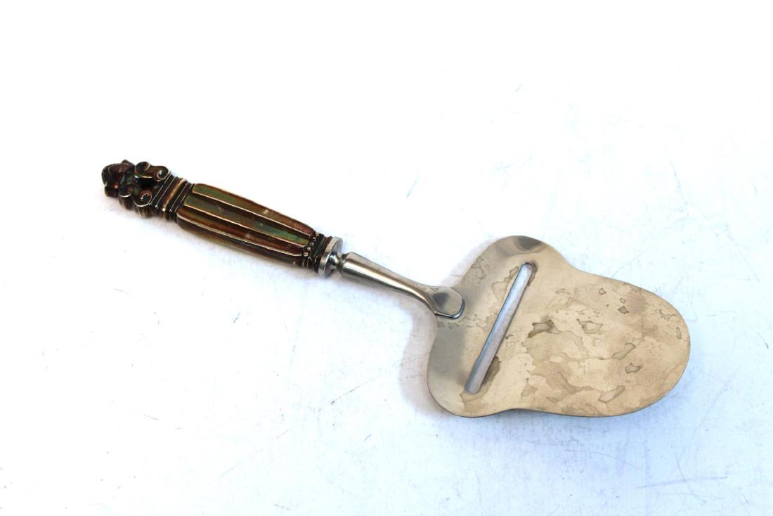 Georg Jensen Sterling Denmark Acorn Cheese Slicer (1 of 8)