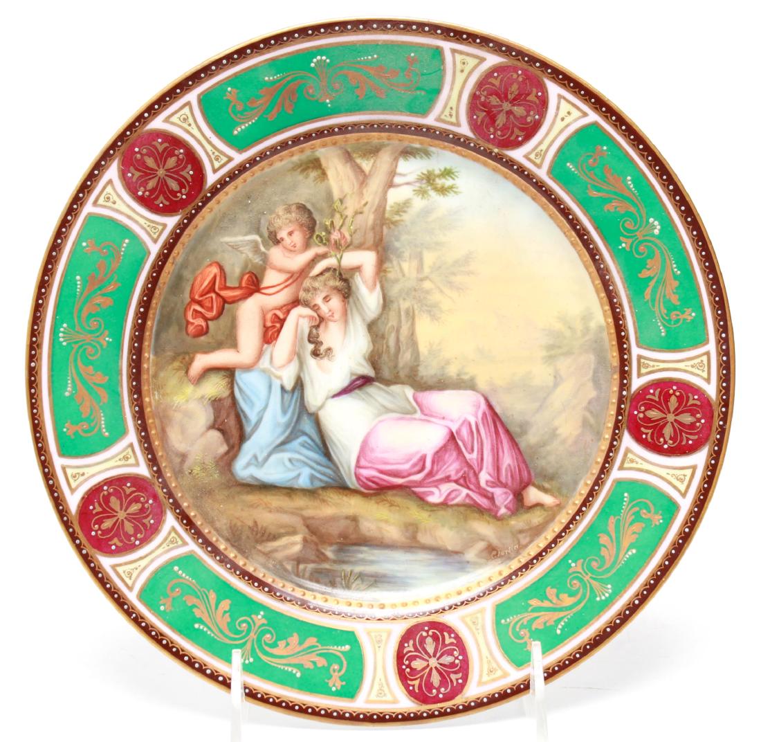 Royal Vienna-Manner Porcelain Cabinet Plate (1 of 5)