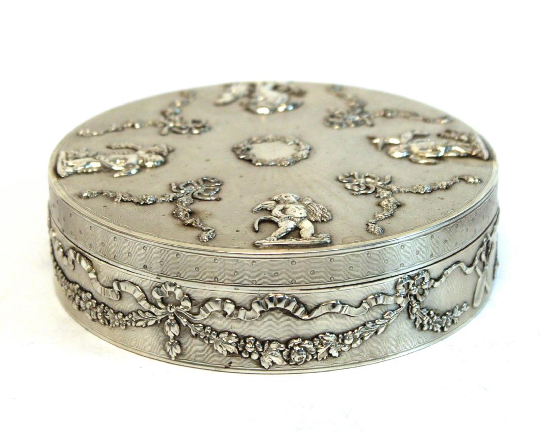 Henri Lambin Belle Epoche Silver Engine-Turned Box (1 of 11)