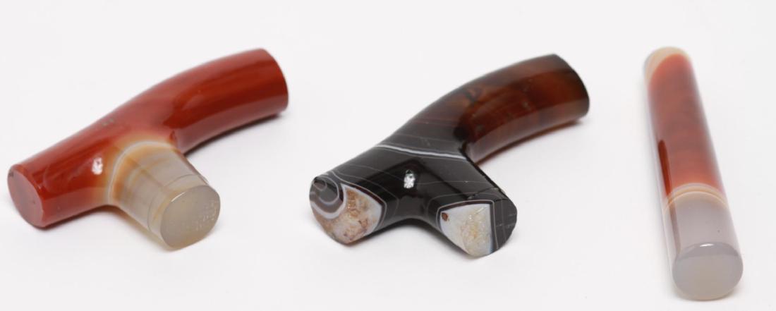 Agate Carved Cane Handles Tau Grip & Cylindrical 3 (1 of 9)