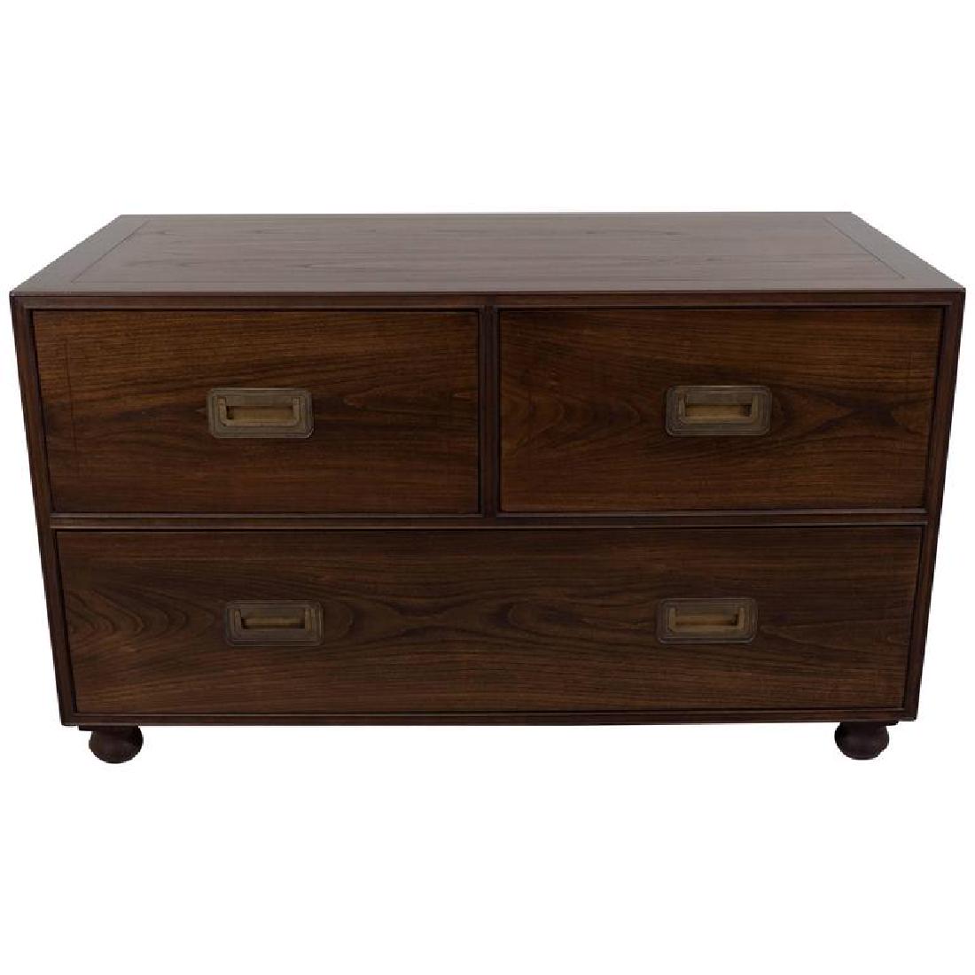 Baker Campaign Chest-Manner Commode, Walnut (1 of 6)