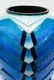 Camille Faure French Art Deco Enamel Chevron Vase - 2