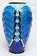 Camille Faure French Art Deco Enamel Chevron Vase - 4