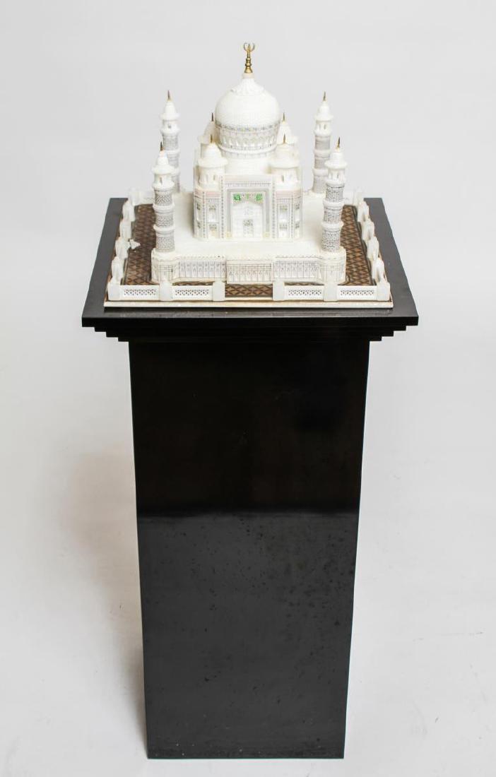 Indian Taj Mahal Hand-Painted Alabaster Model (1 of 13)