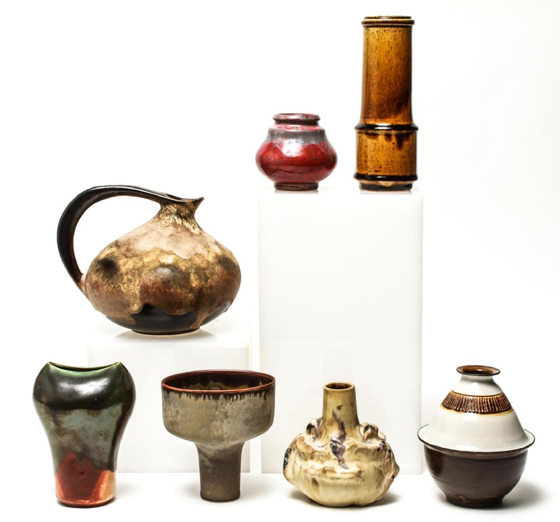 Scandinavian Modern Art Pottery Vases & Pitcher, 7 (1 of 20)
