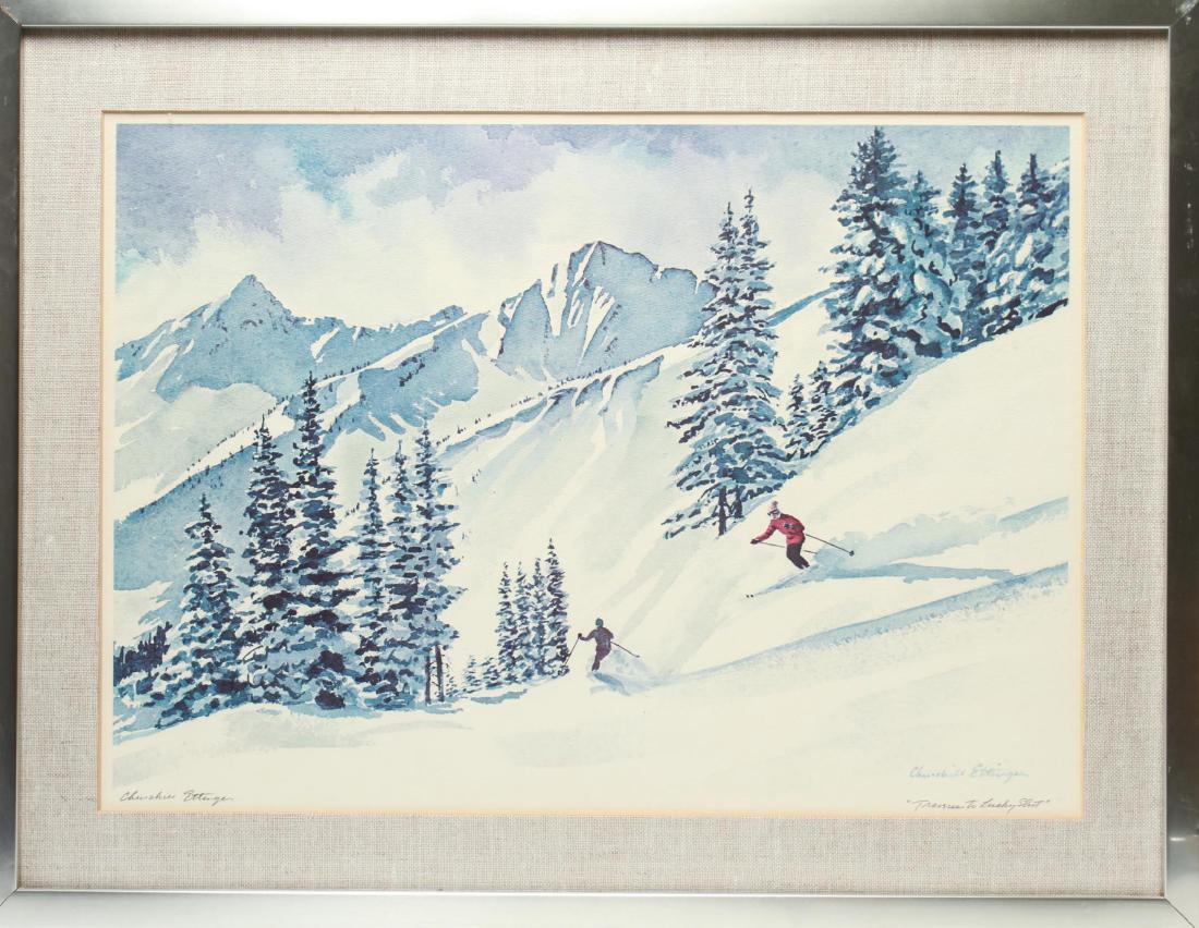 Churchill Ettinger "Traverse to Lucky Shot" Litho (1 of 5)