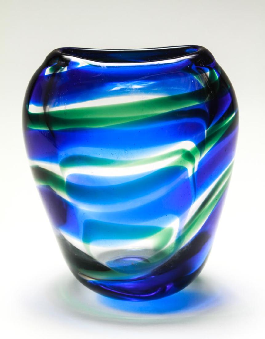 Mid-Century Leerdam Floris Meydam Glass Vase (1 of 5)