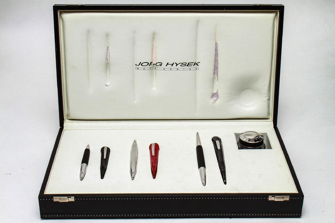Jorg Hysek Swiss "Meta Design" Pens & Inkwell (1 of 8)