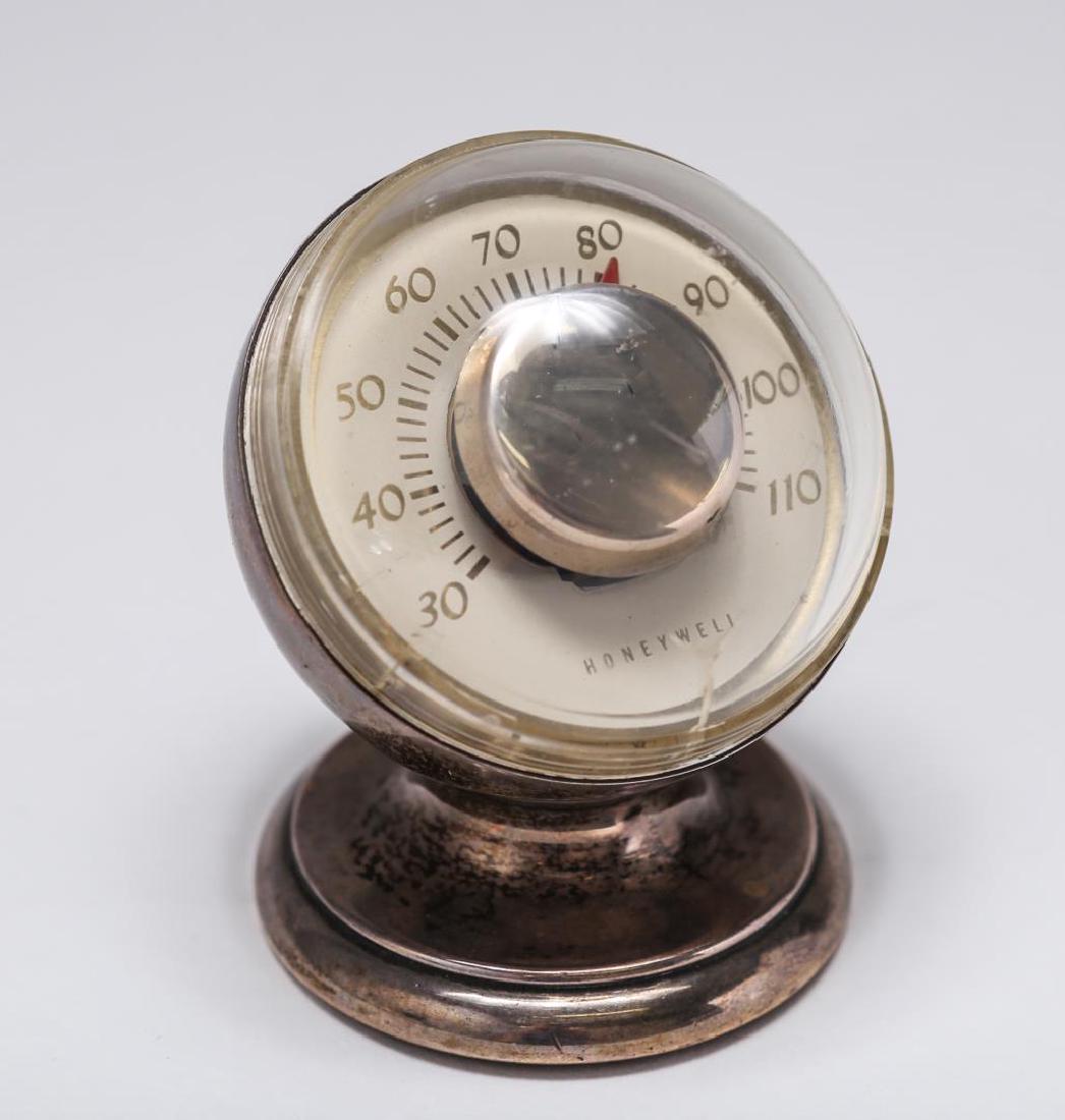 Tiffany & Co. Modernist Silver Ball Thermometer