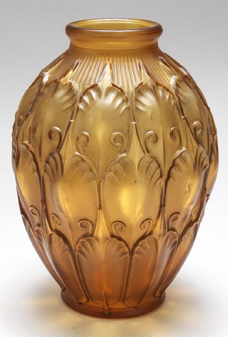 Art Deco Val Saint Lambert "Girofla" Luxval Vase (1 of 5)