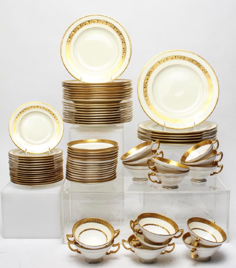 Tiffany Minton Gold-Rimmed Porcelain Dish Set (1 of 14)