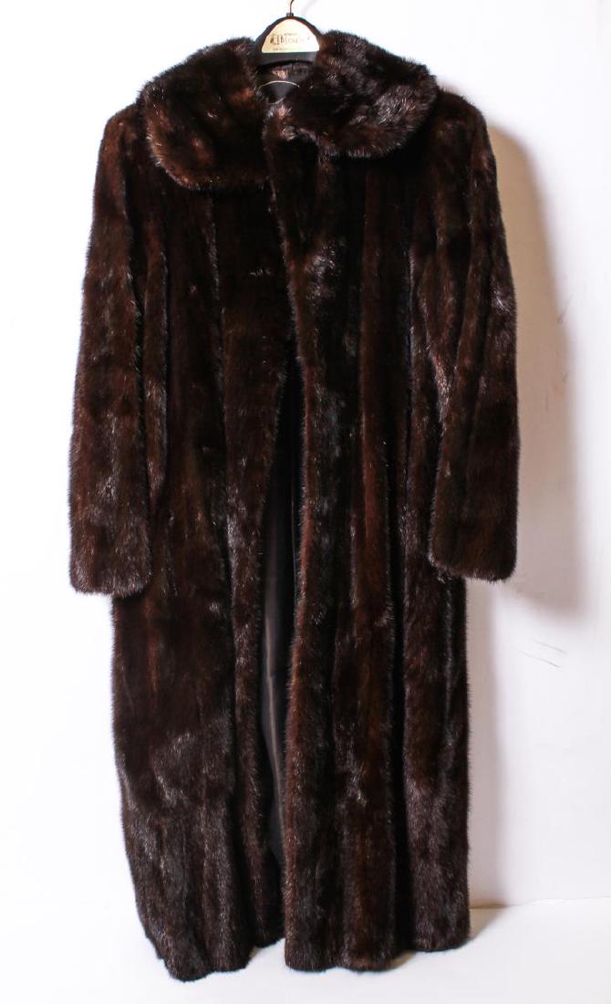 David Mink Coat w Silk Masquerade Print Interior (1 of 6)