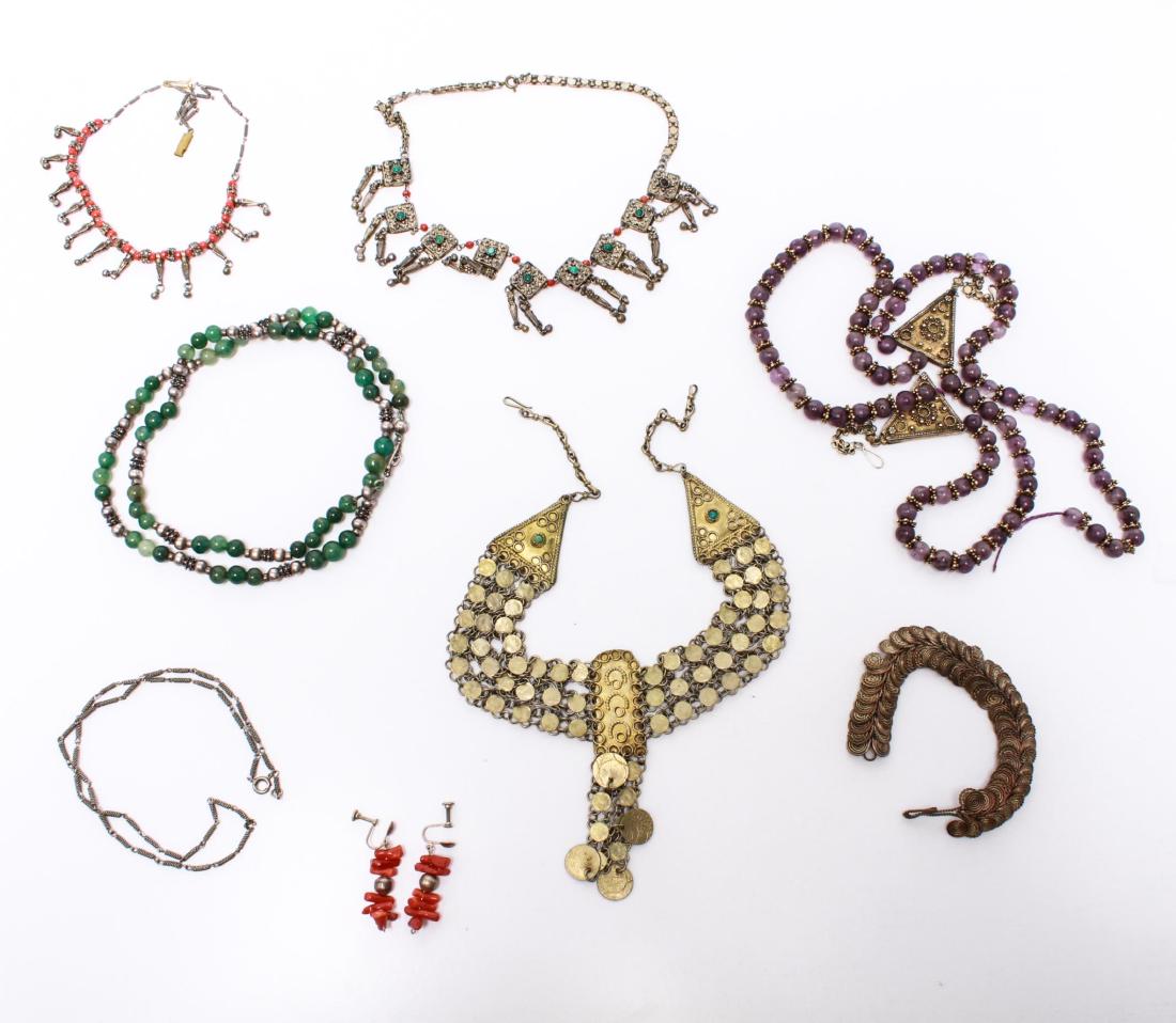 Ethnic Silver & Metal Jewelry Amethyst Necklaces 8 (1 of 9)