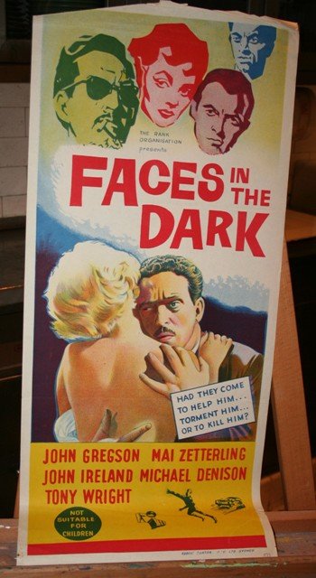 Original Faces in the Dark Movie Poster (1 of 10)