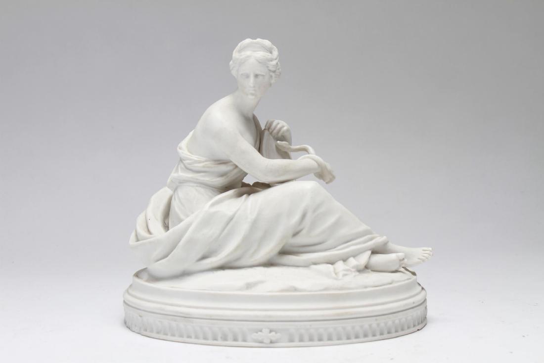 Sevres Bisque Parian Porcelain Figure Cleopatra (1 of 5)