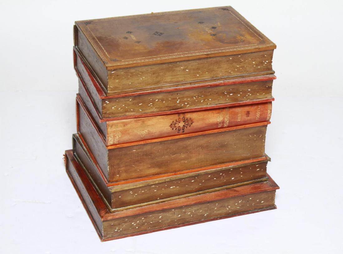 Faux Books Storage Box Side Table (1 of 7)