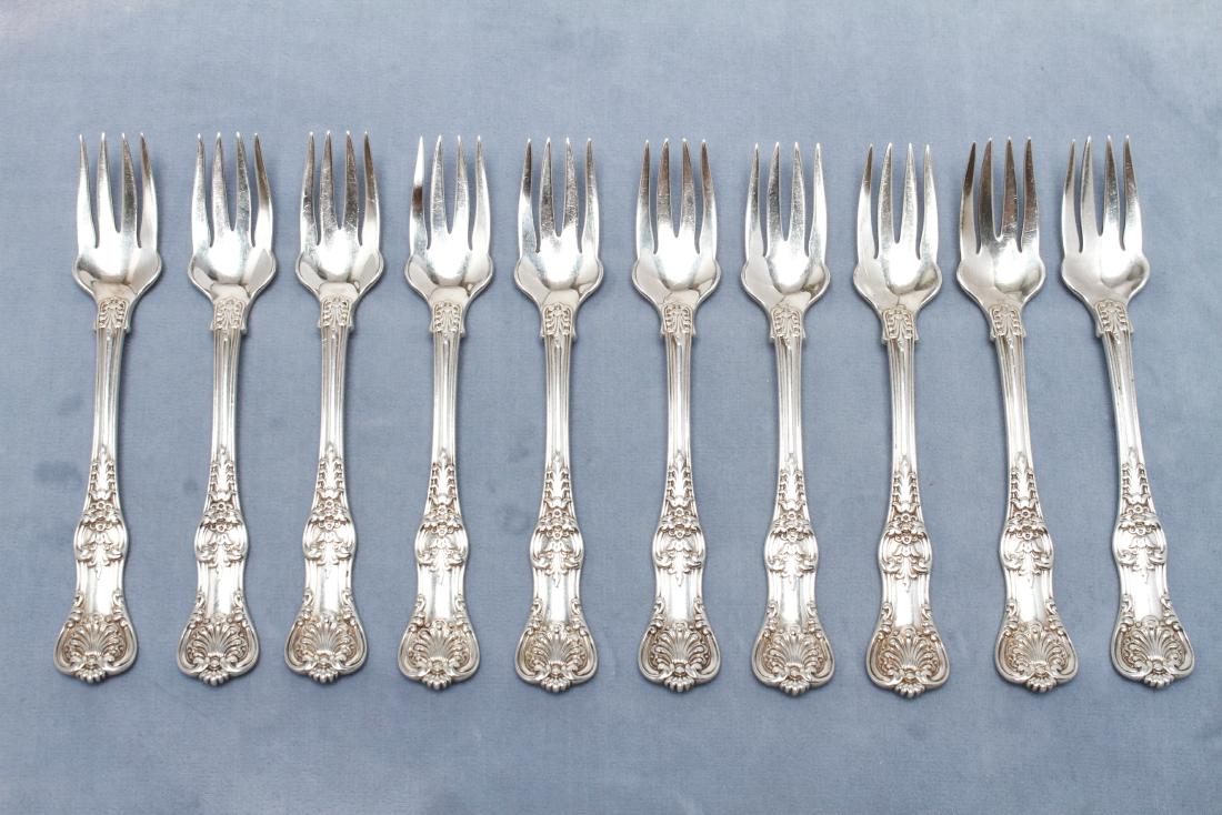 Tiffany & Co. Silver "English King" Dessert Forks (1 of 6)