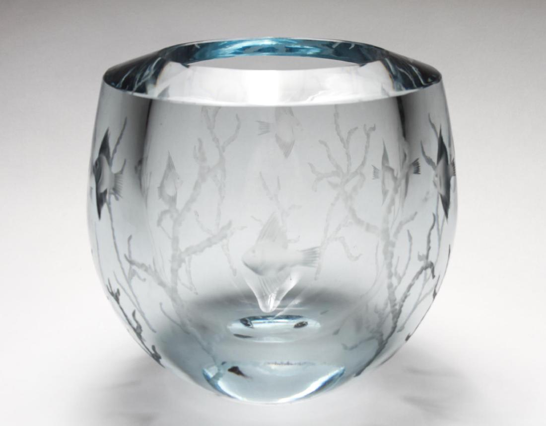 Mid-Century Strombergshyttan Swedish Art Glass Vase (1 of 9)