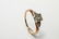 Art Deco 14K Gold Three Diamonds lady's ring - 11