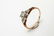 Art Deco 14K Gold Three Diamonds lady's ring - 12