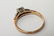 Art Deco 14K Gold Three Diamonds lady's ring - 4