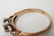 Art Deco 14K Gold Three Diamonds lady's ring - 5
