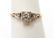 Art Deco 14K Gold Three Diamonds lady's ring - 7