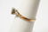 Art Deco 14K Gold Three Diamonds lady's ring - 8